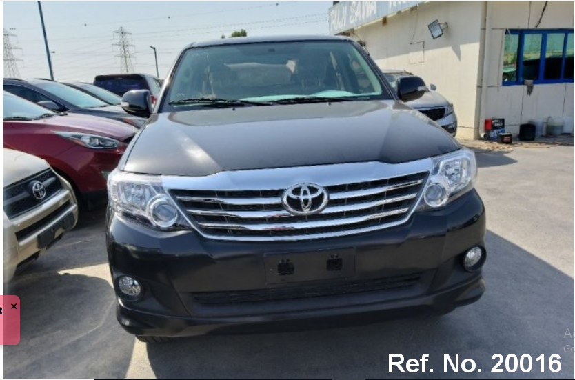  Toyota / Fortuner Stock No. 20016